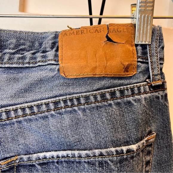 American Eagle Jeans Men’s 30 X 30 Slim Straight Jeans Pants Medium Wash - Picture 7 of 8